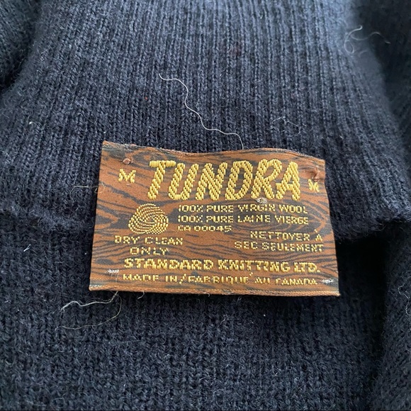 Tundra vintage wool zipup sweater - Picture 5 of 5